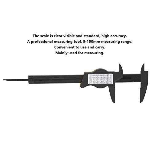FTVOGUE FTVOGUE 0 - 150mm Plastic Dial Nonier Caliper ravnalo Gauge profesionalni alat za mjerenje[žuto],