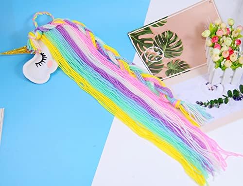 Jednorog zidni viseći slatki jednorog držač mašne za kosu za djevojčice dekoracija spavaće sobe Hair Lucks Storage