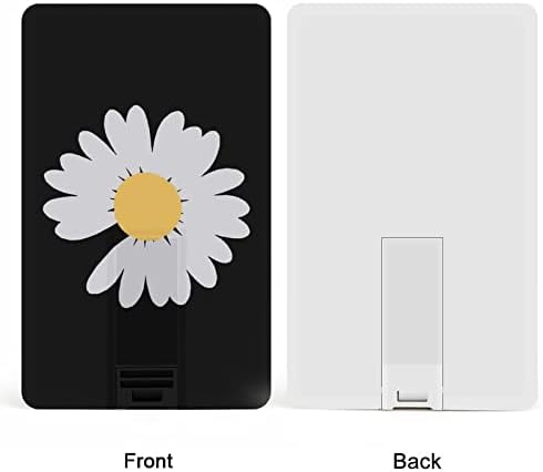 TRAJESIES Flower USB Flash Drive Dizajn kreditne kartice USB Flash Drive Personalizirani memorijski