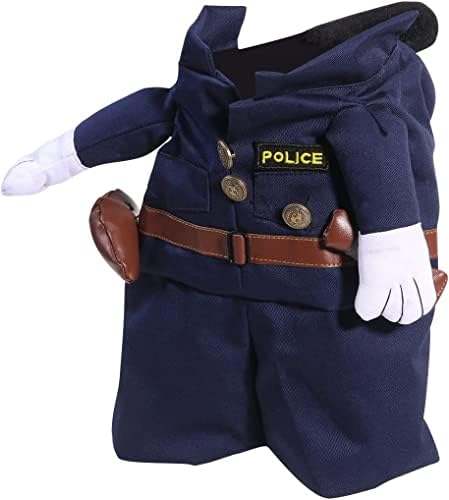 Kostim za mačji policajca za kućne ljubimce, kućni ljubimac Halloween Božićni cosplay smiješan