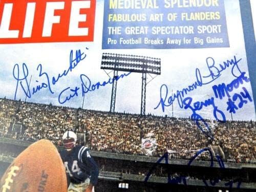 1960 Colts Multi potpisan autographed Magazine Berry Parker Donovan JSA AH03368-autographed NFL magazini