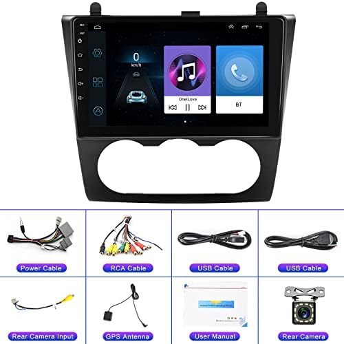 EKAT Android Auto Stereo za Nissan Teana Altima 2008-2012, 9 inčni ekran osetljiv na dodir auto Radio sa Bluetooth-om,