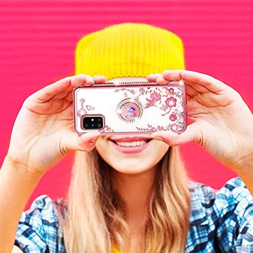 nancheng za Galaxy A51 5G futrola za telefon slatka meka silikonska prozirna Navlaka za djevojčice žene sa