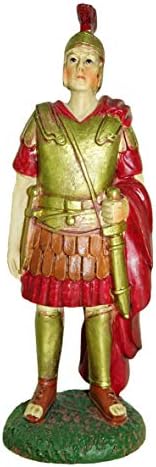 Ferrari & Arrighetti figurica jaslica: rimski vojnik sa Gladiusom-kolekcija Martino Landi-12cm / 4.75 u redu