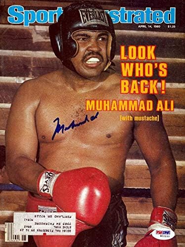 Muhammad Ali sa autogramom Sports Illustrated Magazine PSA / DNK #W02233 - Boxing magazini sa autogramom