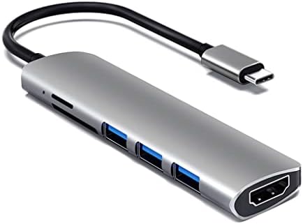 SDFGH USB 3.1 Type-C Hub na HDMI Adapter 4K Thunderbolt 3 USB C Hub sa Hub 3.0 TF utorom za SD čitač