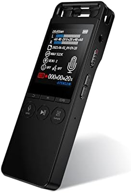 Diktafon sa reprodukcijom, MP3 plejer prenosivo digitalno snimanje,jedno dugme inteligentno