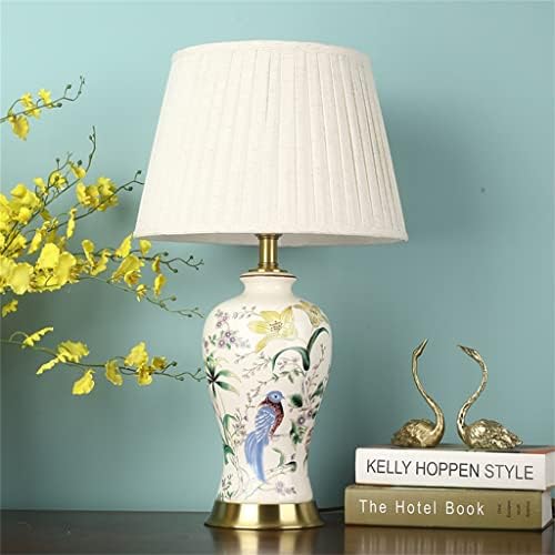 Llly American Country keramička stolna lampa za spavaću sobu Nožpa za spavanje Veliki pastoralni cvijet