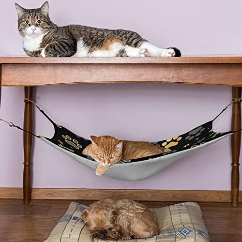 Viseća mreža za mačke sa kavezom Zlatna pseća šapa za kućne ljubimce ljuljački krevet pogodan za kaveznu stolicu