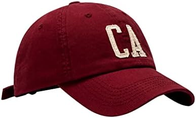 Originalna kalifornijska bejzbol kapa za žene Muškarci Oprane prilagodljivo Team Baseball Hat niskog profila Vintage Pamuk Tata Hat