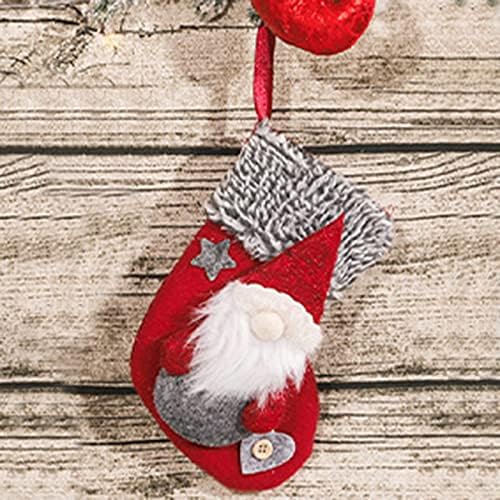 Božićne čarape Velike čarape Klasična šumska figura Božićna čarapa Candy Bag Božićni ukrasi Božićni privjesak