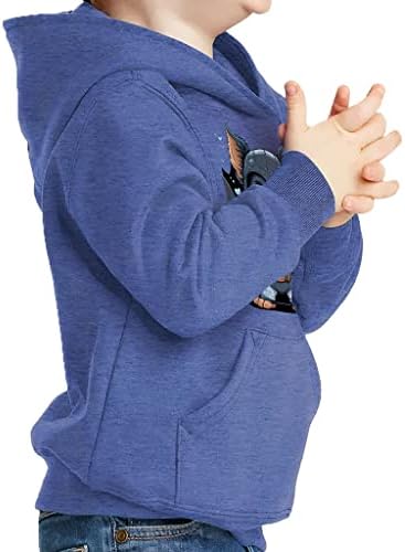 Slatki superherojski toddler pulover Hoodie - Comic spužva Fleece Hoodie - Cool Trendy Hoodie za djecu