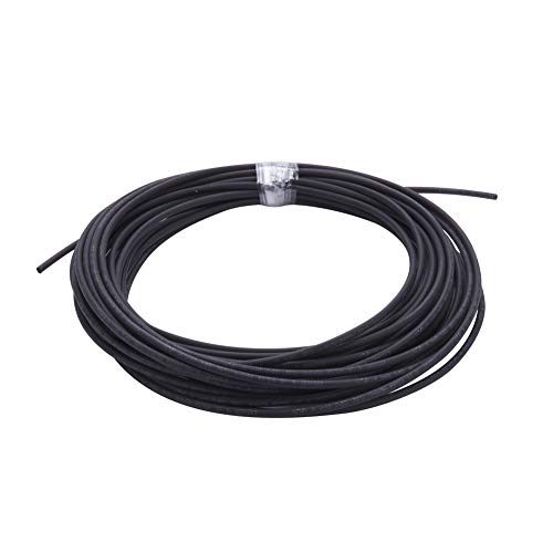 1pcs cijevi za toplotu, 2: 1 crni bettomshin električni kabel ≥600v i 248 ° F, 6mx1mm Shrink Wrap Dugotrajna