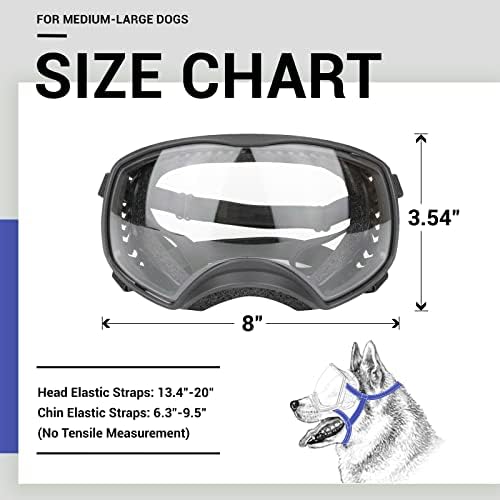 Namsan bistri naočale za pse srednje velike pse sportske sunčane naočale UV zaštite meko za kućne ljubimce