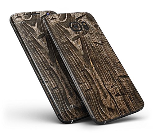 Dizajn Skinz Dizajn Skinz grube teksturirane tamne drvene daske za omota u cijelom karoseriji naljepnica