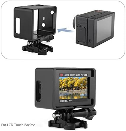 Proširenje montiranja Sonsun za GoPro Hero 4 3+ 3 sa ekran / ekran / akumulator - upotreba sa LCD bacpac ili ekstenzijom baterije - uključuje brzi izletište i vijak