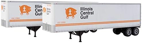 Walthers HO Scale 40 ' Trailmobile Trailer 2-Pack Illinois Central Gulf / ICG