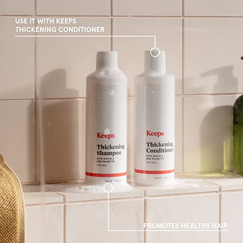 Održava Biotin muški šampon za stanjivanje kose i gubitak kose, 8 unci-šampon za zgušnjavanje kose - tretman