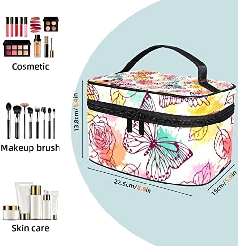 Šareno ručno izvučeno leptir Travel Makeup Torba za kozmetičku torbu Organizator za skladištenje