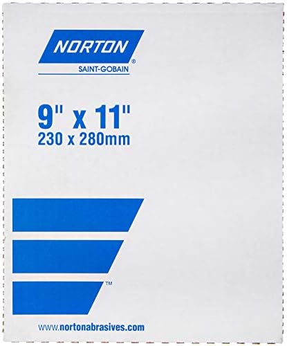 Norton 66261131633 9x11 A2750p no-FIL stearat aluminijum oksid otvoreni papir za brušenje papira, granulacija