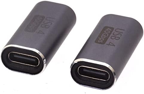 GLHONG USB C Ženski na ženski adapter, 40Gbps 100W i 5A OTG TIP COUPLER prenosa podataka, USB