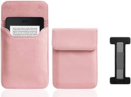za Kindle Paperwhite 6 Inch Cover torbica torba za rukave-uključuje crnu traku za ruke-ružičastu