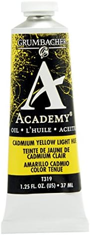 Grumbacher Academy uljna boja, 37 ml/1.25 oz, kadmijum žuta blijeda nijansa