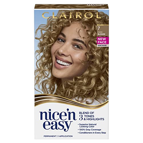Clairol Nice'n Easy Permanent farba za kosu, 7 tamnoplave boje kose, pakovanje od 1