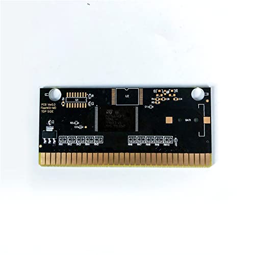 Aditi Zum! - USA LABEL FlashKit MD Electroless Gold PCB kartica za SEGA Genesis Megadrive Video Game Console
