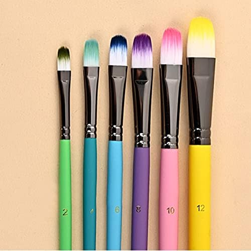JAHH Slikarska olovka 24pcs najlonska kosa drvena ručka akvarel boje četkica za olovke strugač za čišćenje