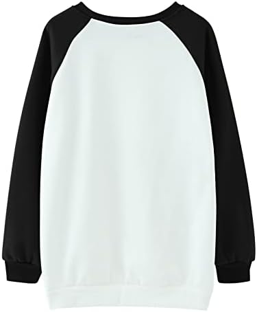 Slatka grafička majica za srce za ženski dan zaljubljenih modnih puloverske duksere, casual dugih rukava