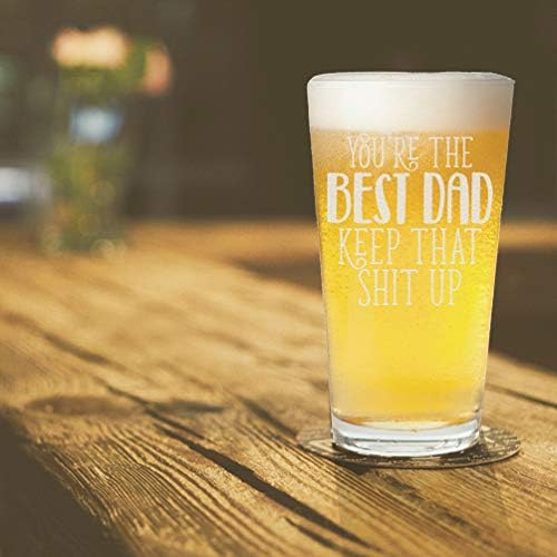 Veracco ti si najbolji tata zadržati to sranje pivo čaša Pinta Funny rođendanski poklon Fathers Day za tatu Djed očuh