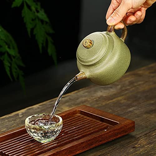 Silin Zisha Hu -Dezhong 8.4oz, originalni Yixing Cyan Clay čajnik sa 2 šalice, kineski zanatlije ručno