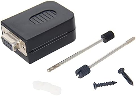 Filect D-Sub DB9 konektor za prodiranje s futrolom 9 pin 2 reda ženski RS232 serijski adapter za lamljenje