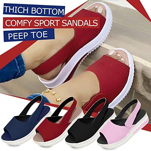 Aihou ženske sandale veličine 7 ženske haljine casual platforme sandale žene 2023. ljetna plaža obnašajuća sandale cipele
