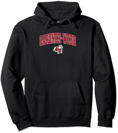 Gardner-Webb Runnin 'Bulldogs Arch nad logotipom pulover Hoodie