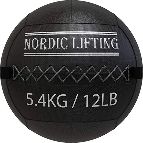 Nordic Lifting Gymnastic Rings Bundle sa zidnom loptom 12 lb