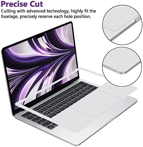 F FORITO dlan Rest Cover Skin sa štitnikom za Trackpad kompatibilan sa 2022 Apple MacBook Air 13.6 sa M2 čipom
