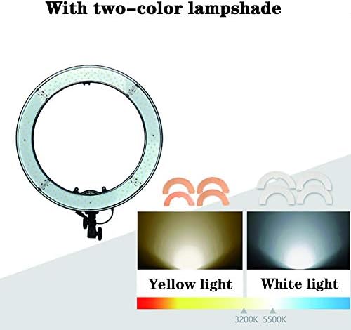 LED prsten za punjenje svjetlo Bezstepeno zatamnjenje 180° podešavanje ugla dvije boje temperatura u boji mobilni