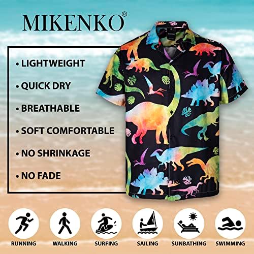 Mikenko smiješna havajska majica Tropska kratka rukava ljetna plaža dolje s pivskim bigfoot