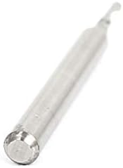 X-DREE 3.175mmx1.5mm Jednostruka flauta karbidna spiralna završna mlina 7mm dužina rezanja (3.175mmx1.5mm