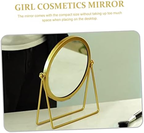 BESPORTBLE toaletno ogledalo za djecu ogledalo okruglo ogledalo za šminkanje okrugli nosač ogledala za modeliranje