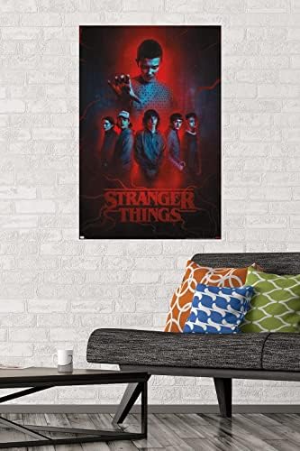 Trendovi Međunarodni Netflix Stranger Things: Sezona 4 - grupni zidni Poster, 22.375 x 34, Neuramljena