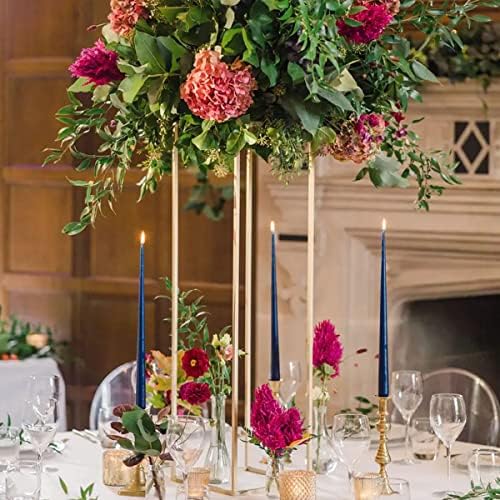 Fullvaseer Zlatni stalak za cvijeće za vjenčanje, metalna vaza za vjenčanje, središnji dio vjenčanog