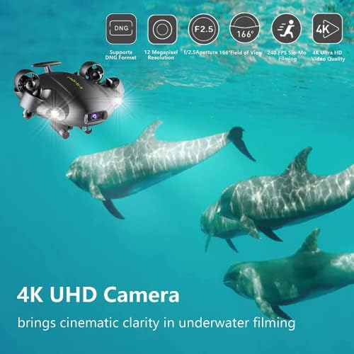 FIFSKI V6E M200A multifunkcionalni alat za proizvodnju proizvoda sa 4K UHD kamerom 100m Dubina dubine 4 sata Radno vrijeme Podvodno drono