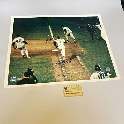 Bill Buckner & Mookie Wilson potpisao je 16 x20 platna giclee photo Steiner COA - autogram MLB Art