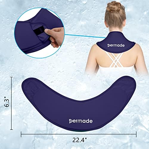 Paket leda za vrat, hladni oblog za ramena za višekratnu upotrebu, fleksibilni oblog za toplu i hladnu terapiju