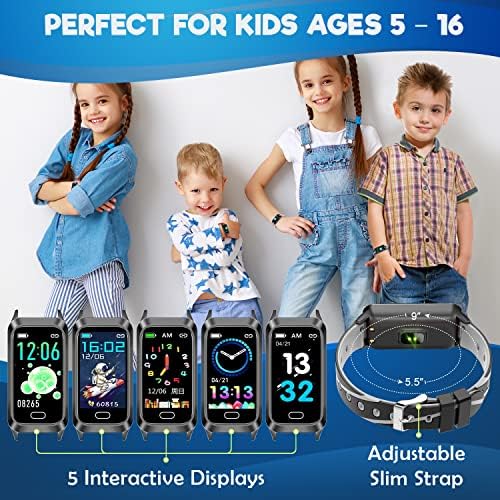 Inspiratek Kids Fitness Tracker za djecu 5-16, vodootporni djeca fitness sat, dječji pedometar sat, pazi