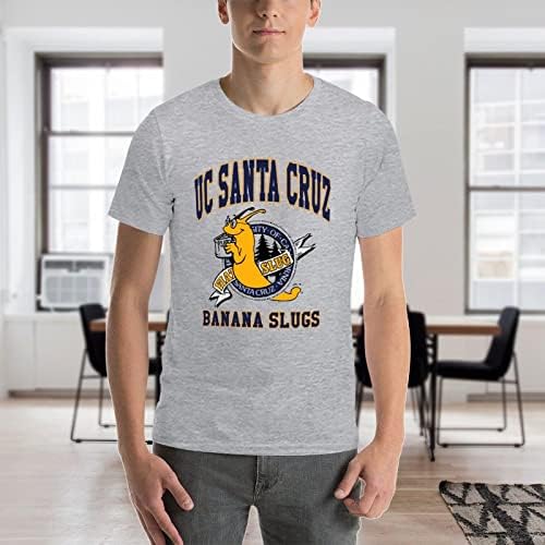 KKSEUZA FDASLJ UCSC Santa Cruz banana Slug majica pepeo siva