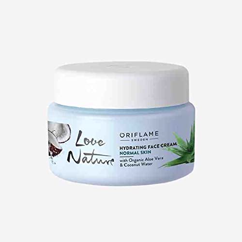 Oriflame LOVE priroda hidratantna krema za lice sa organskim Aloe Verom & kokosova voda 50ml